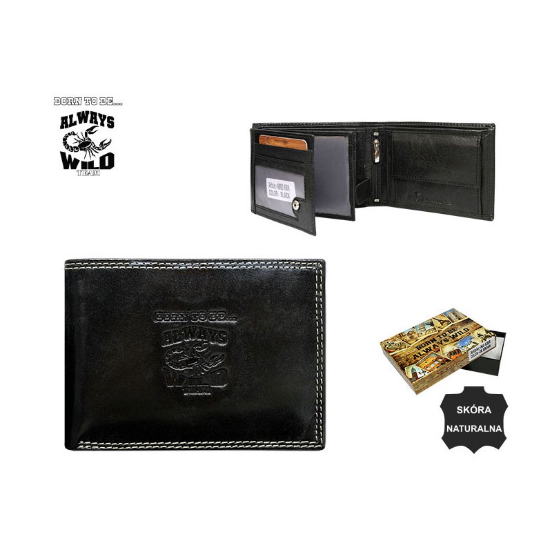 Гаманець чоловічий Always Wild N992-KBR BLACK Гаманець чоловічий Always Wild N992-KBR BLACK